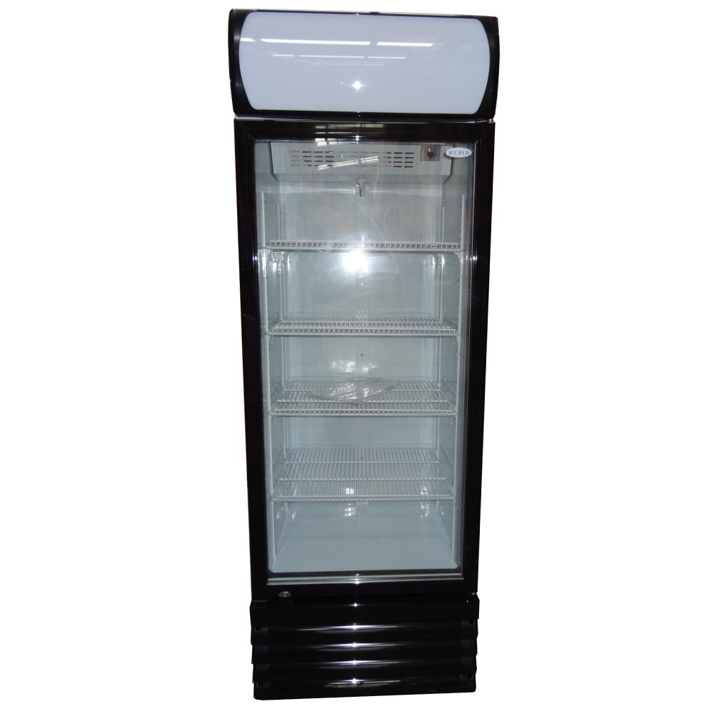 NEW Commercial Upright Single Door Drinks Fridge Chiller Beer