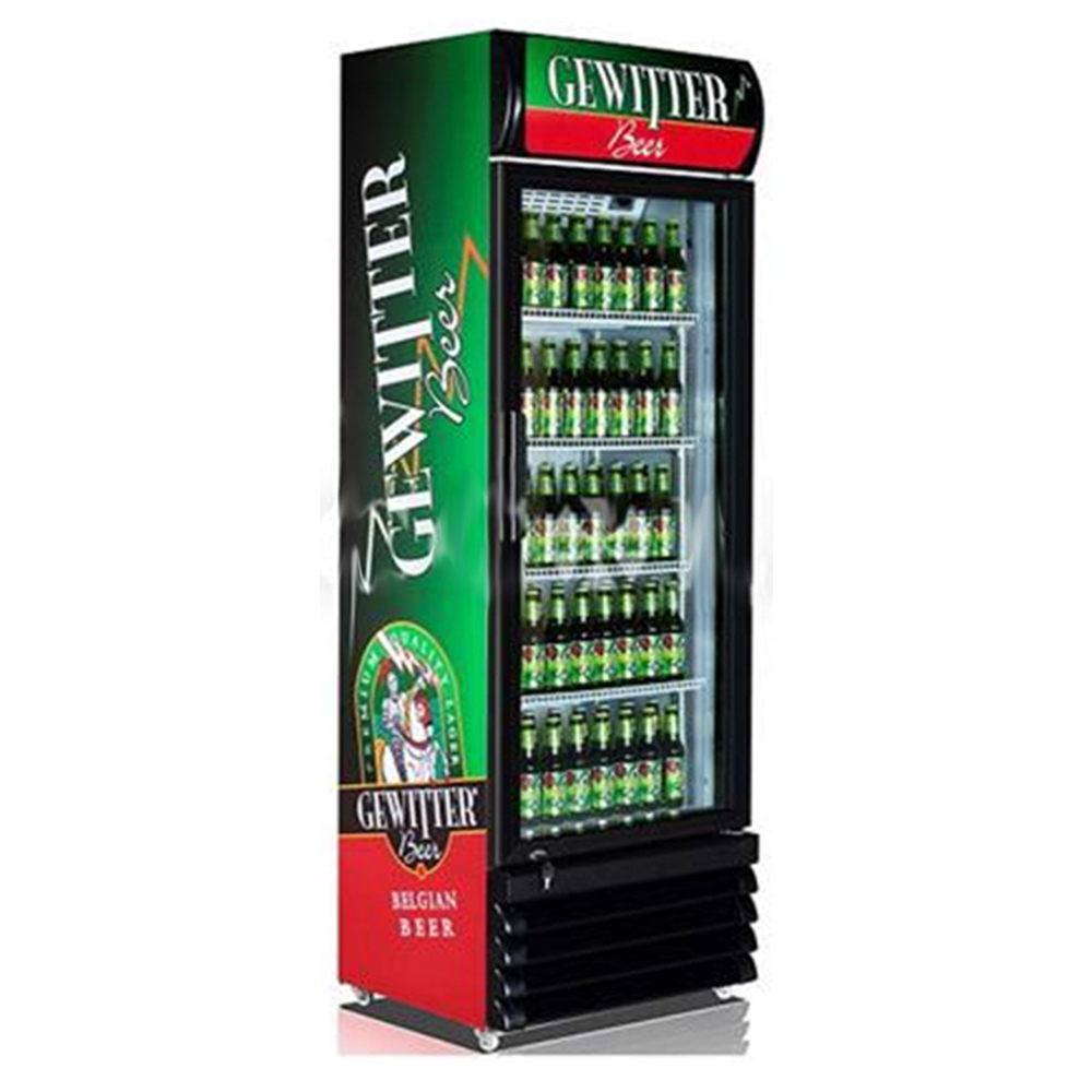 NEW COMMERCIAL UPRIGHT SINGLE DOOR DRINKS FRIDGE CHILLER BEER