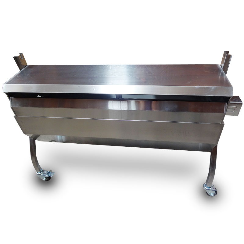 Large Stainless Steel 60kg Bbq Charcoal Pig Spit
