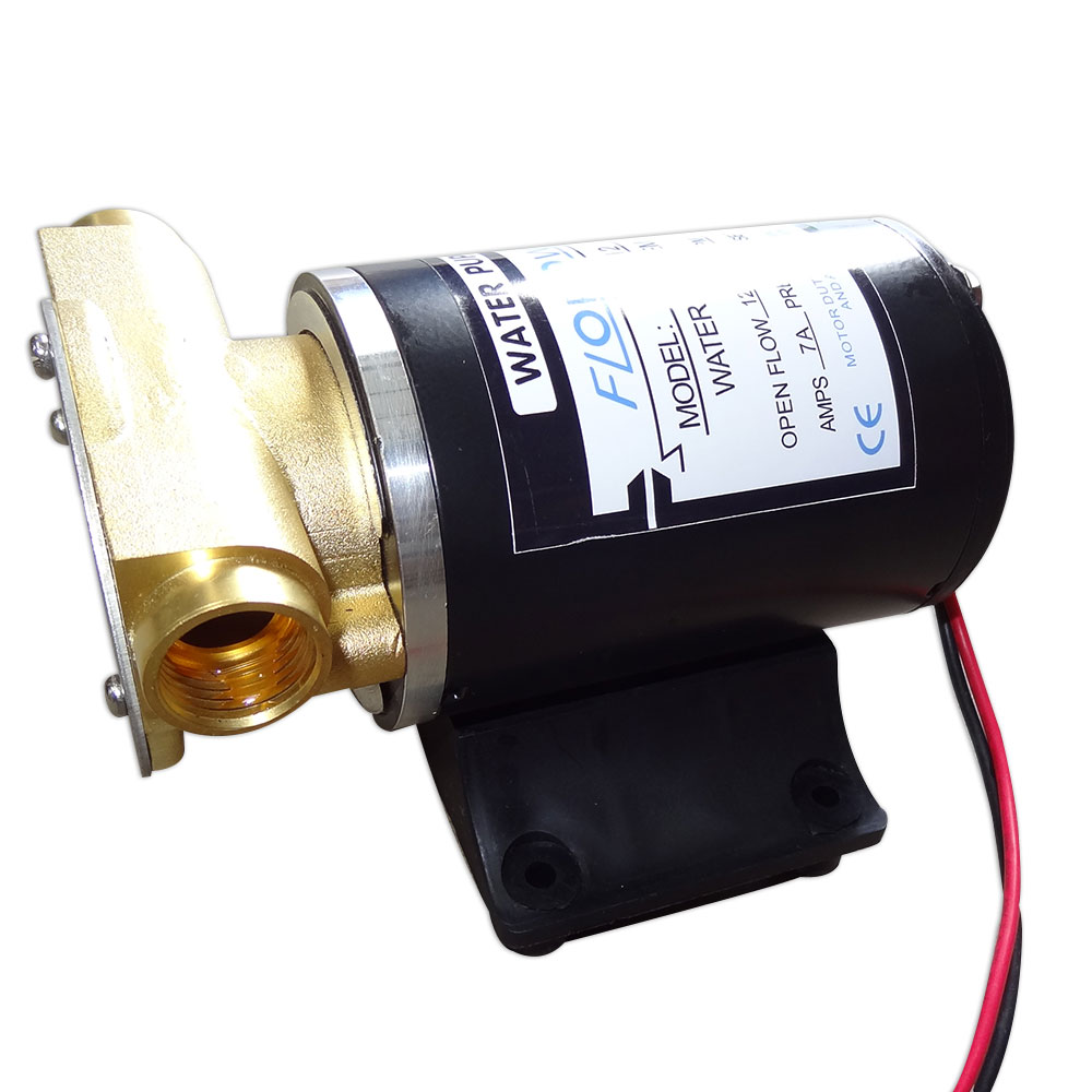 HIGH VOLUME 42 LPM SELF PRIMING 12 VOLT SALT WATER IMPELLER PUMP eBay